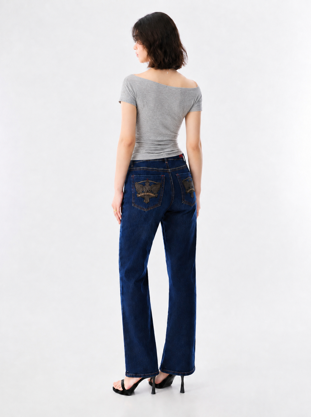 Off Shoulder Ribbed Top with Ruched Waist Detail