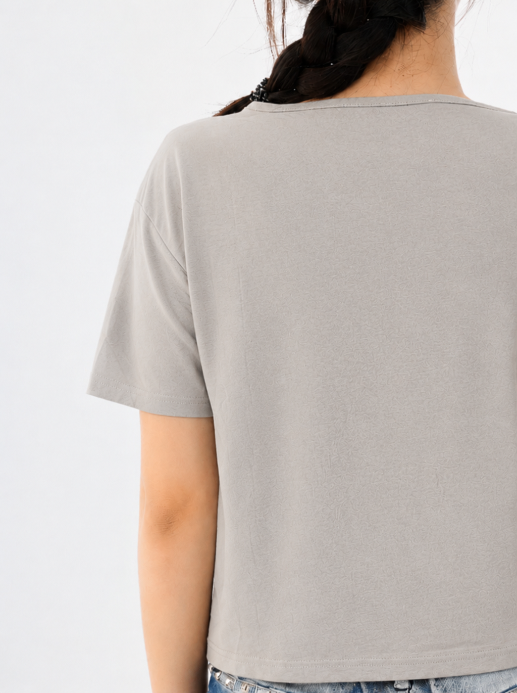 Gold Foil Graphic Crew Neck Tee