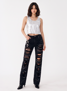 Metallic Silver Foil Cropped Tank Top