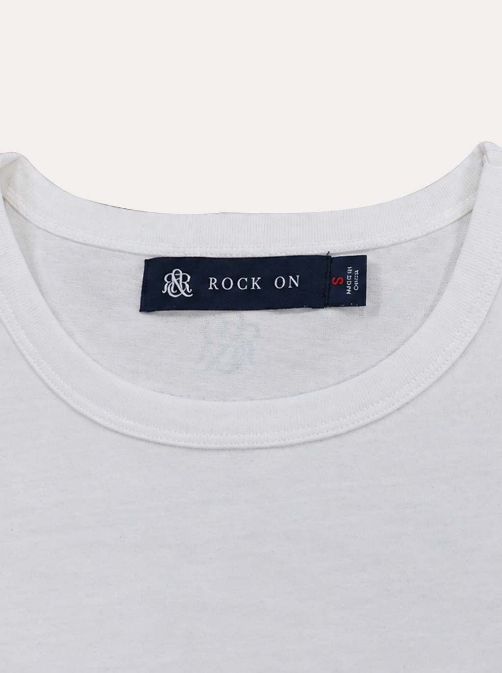 Fitted T-Shirt with Tonal Script Logo Detail