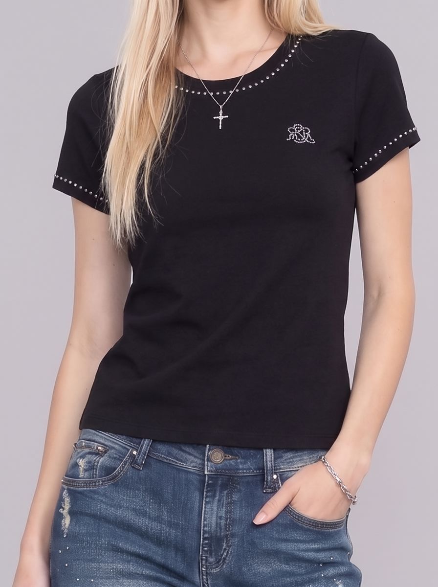 Lace-Up Corset Graphic T-Shirt