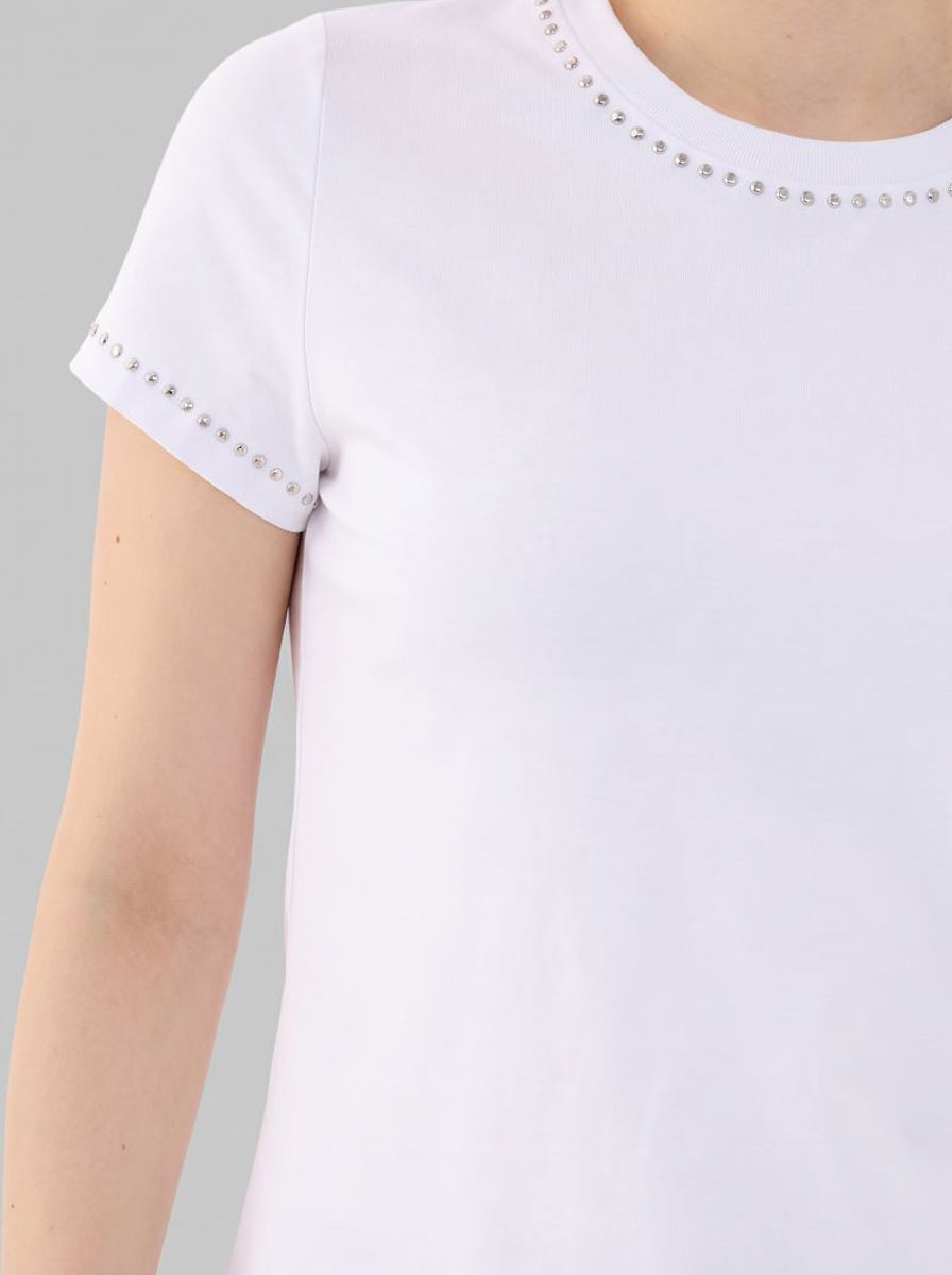 Lace-Up Corset Graphic T-Shirt