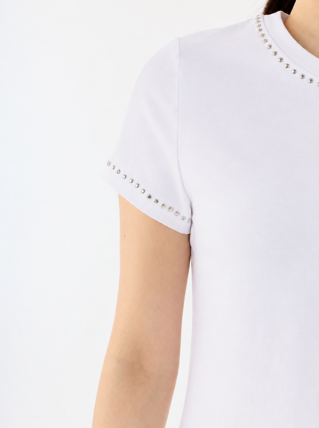 Fitted Short Sleeve T-Shirt with Tonal Logo