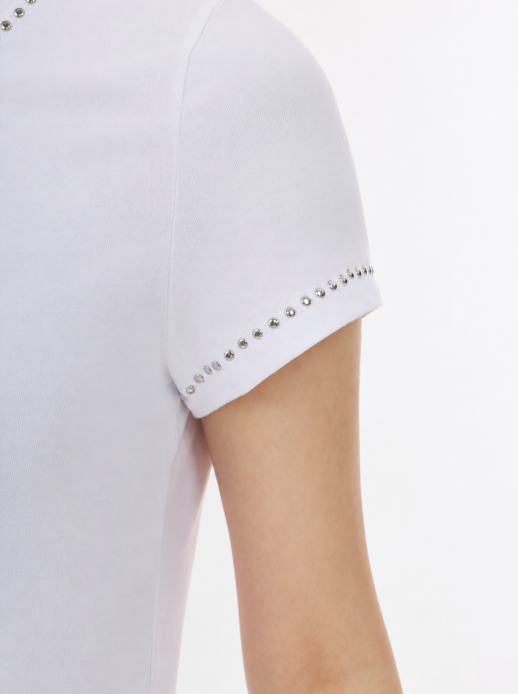 Fitted Short Sleeve T-Shirt with Tonal Logo