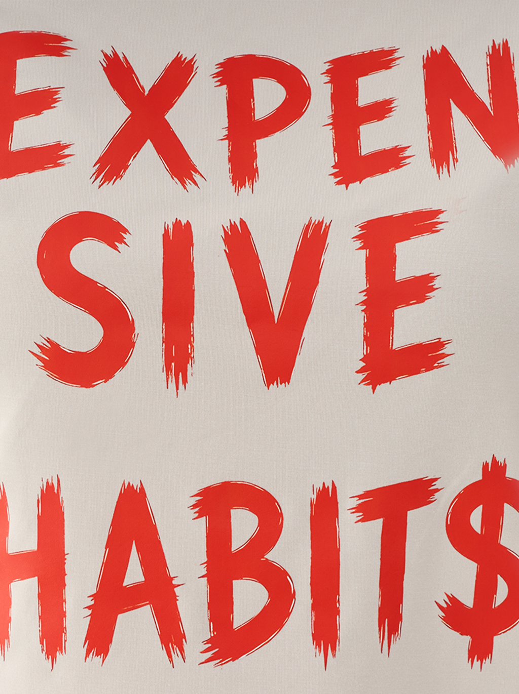 Expensive Habits Graphic Cropped Tee