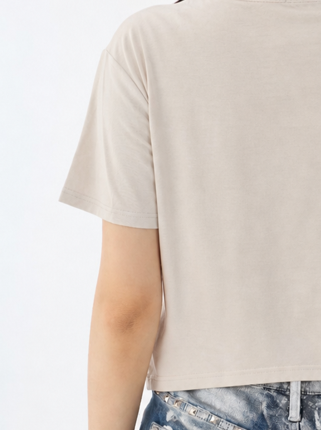 Expensive Habits Graphic Cropped Tee