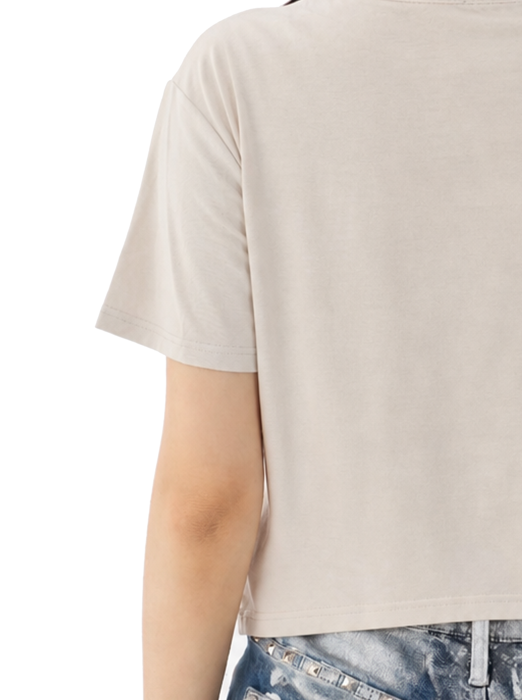 Expensive Habits Graphic Cropped Tee