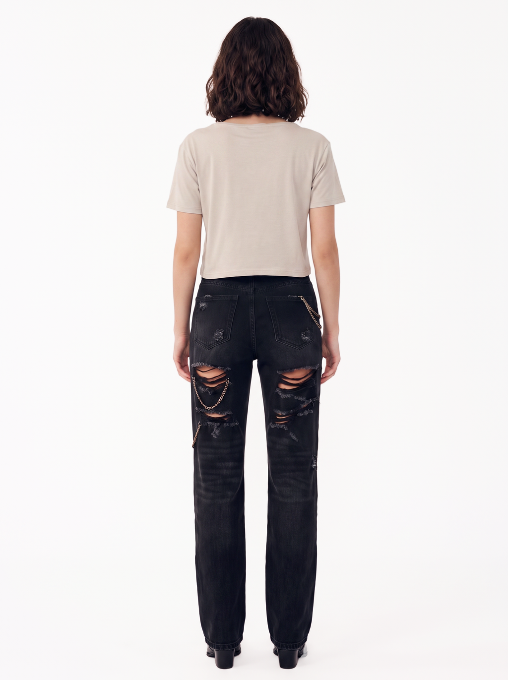 Expensive Habits Graphic Cropped Tee