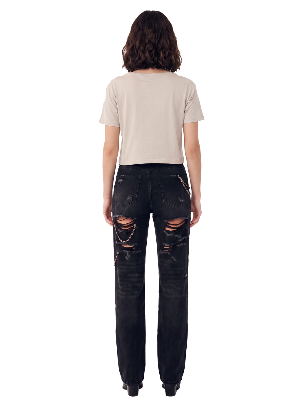 Expensive Habits Graphic Cropped Tee
