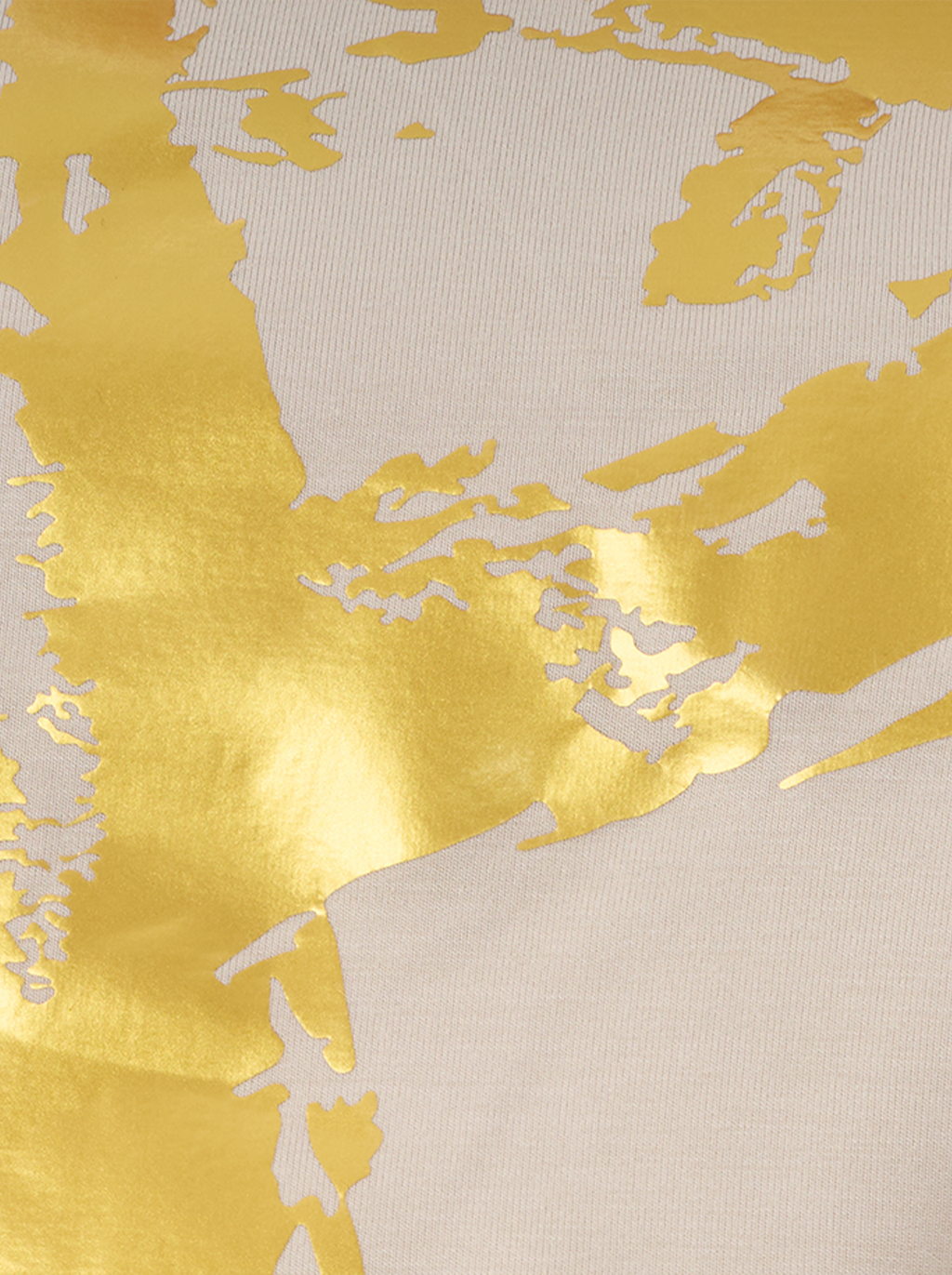 Metallic Gold Foil Cropped Tank Top