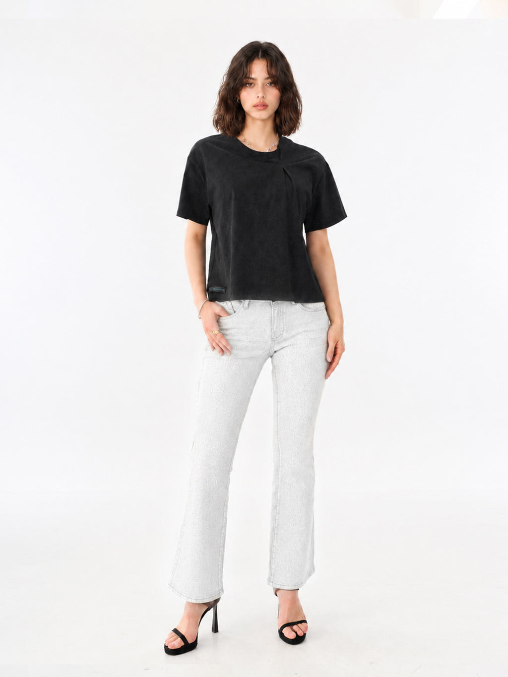 Fever Washed Black Bootcut Jean