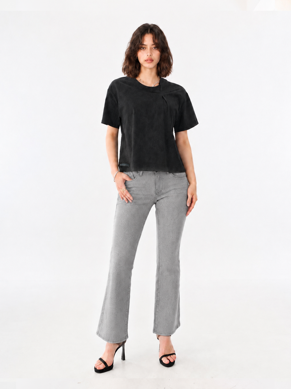 Fever Washed Black Bootcut Jean