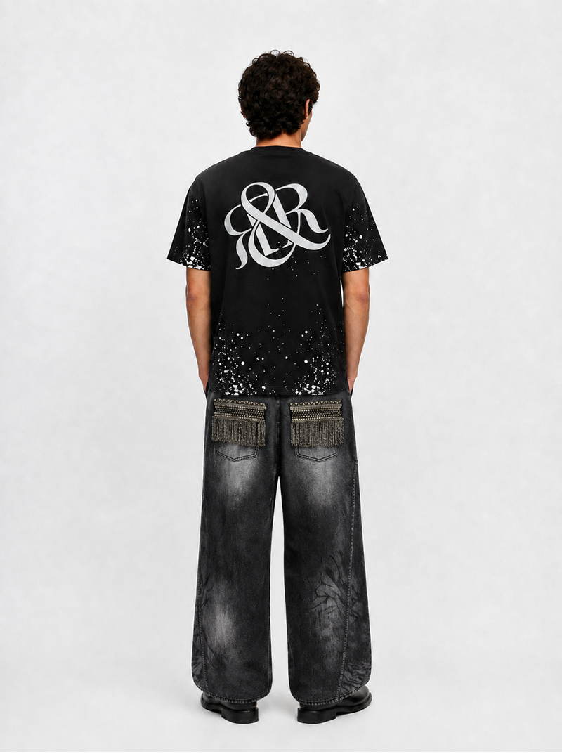 Cade Chain Pocket Wide Leg Jean