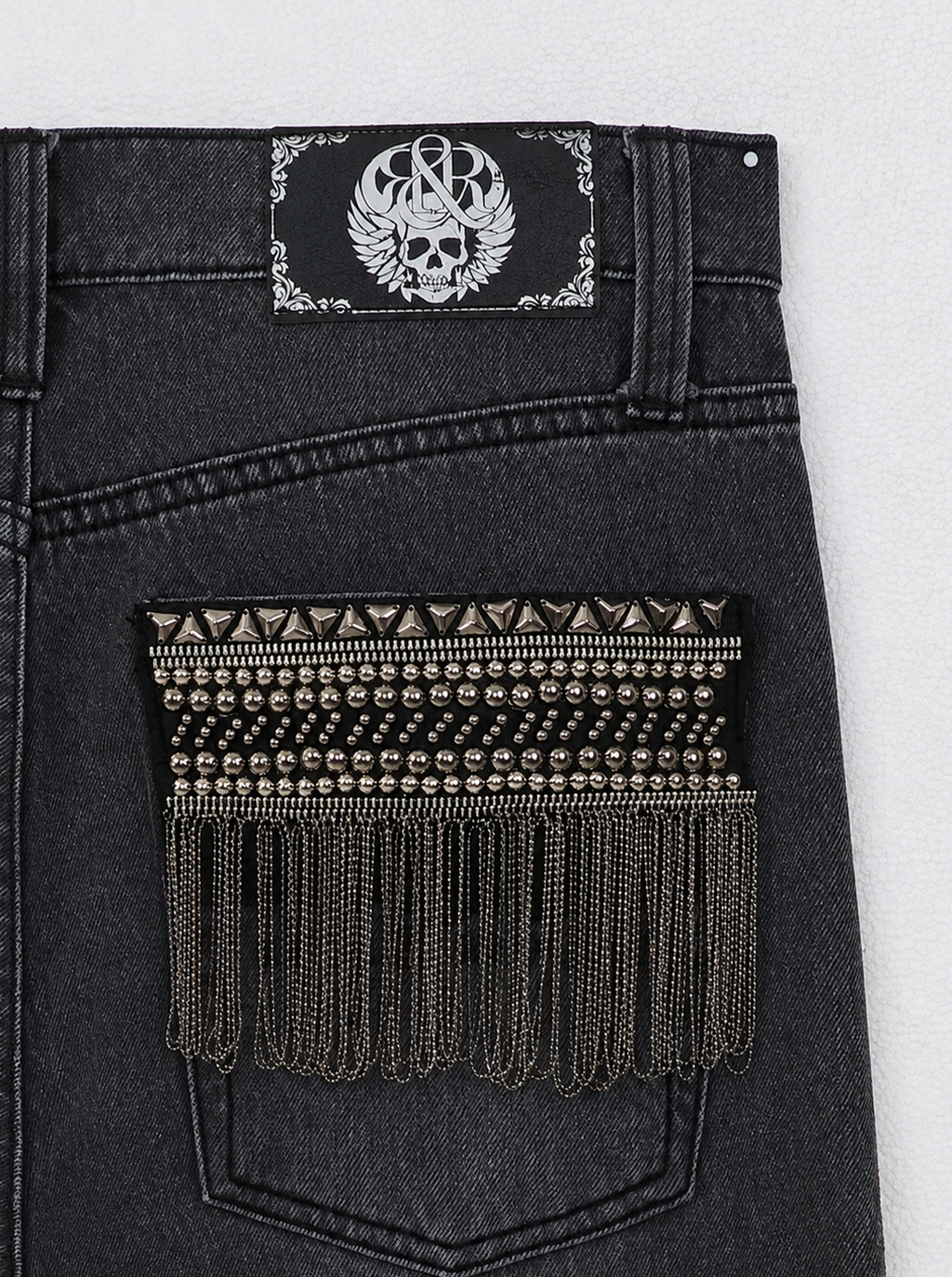 Cade Chain Pocket Wide Leg Jean