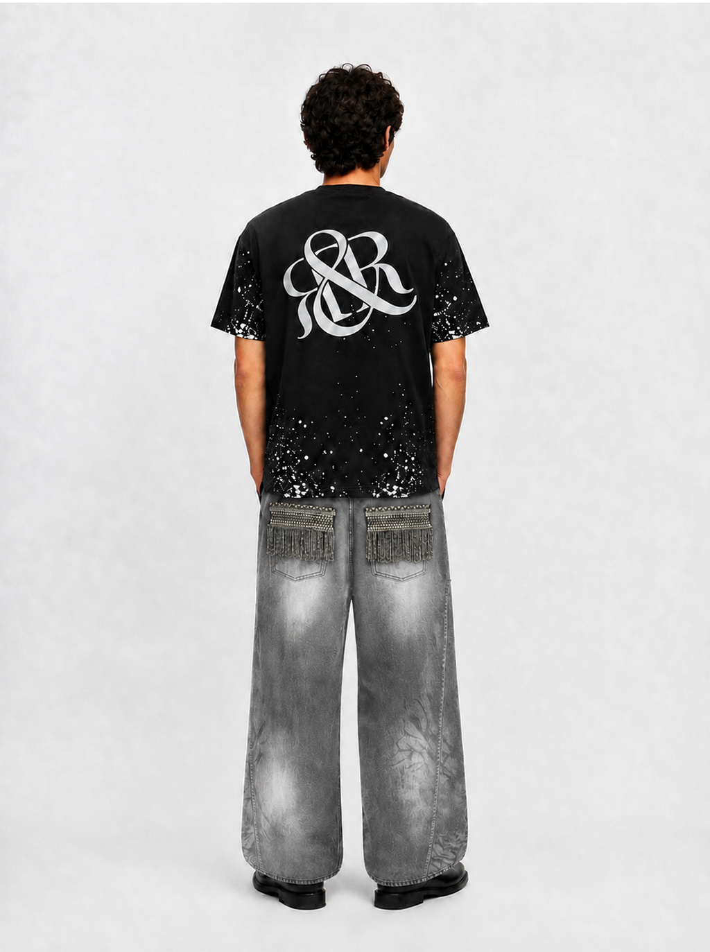 Cade Chain Pocket Wide Leg Jean