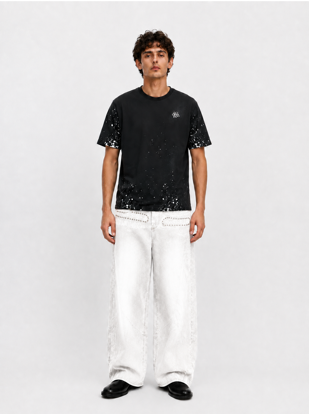 Cade Chain Pocket Wide Leg Jean
