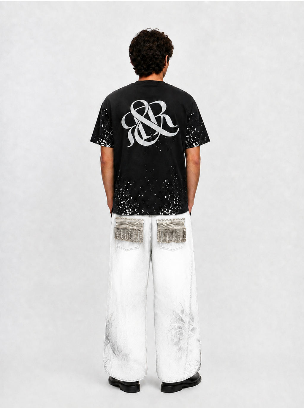 Cade Chain Pocket Wide Leg Jean