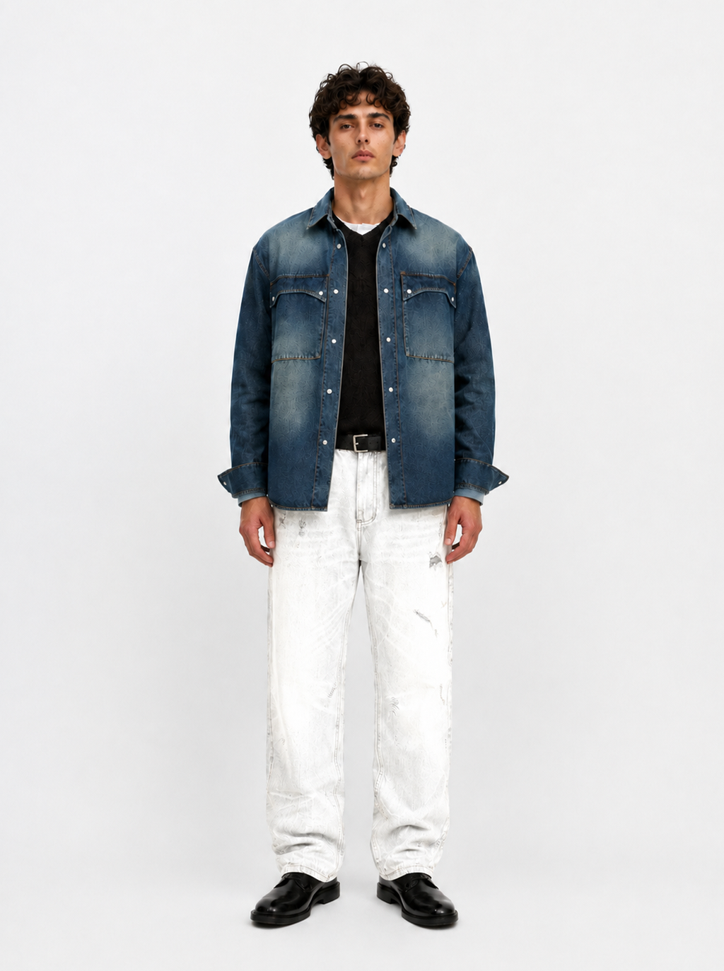 Neil Silver Crest Straight Jean