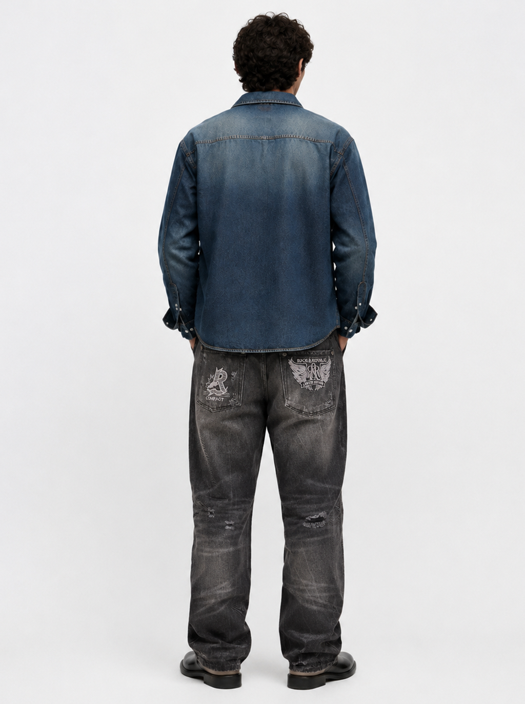 Neil Silver Crest Straight Jean