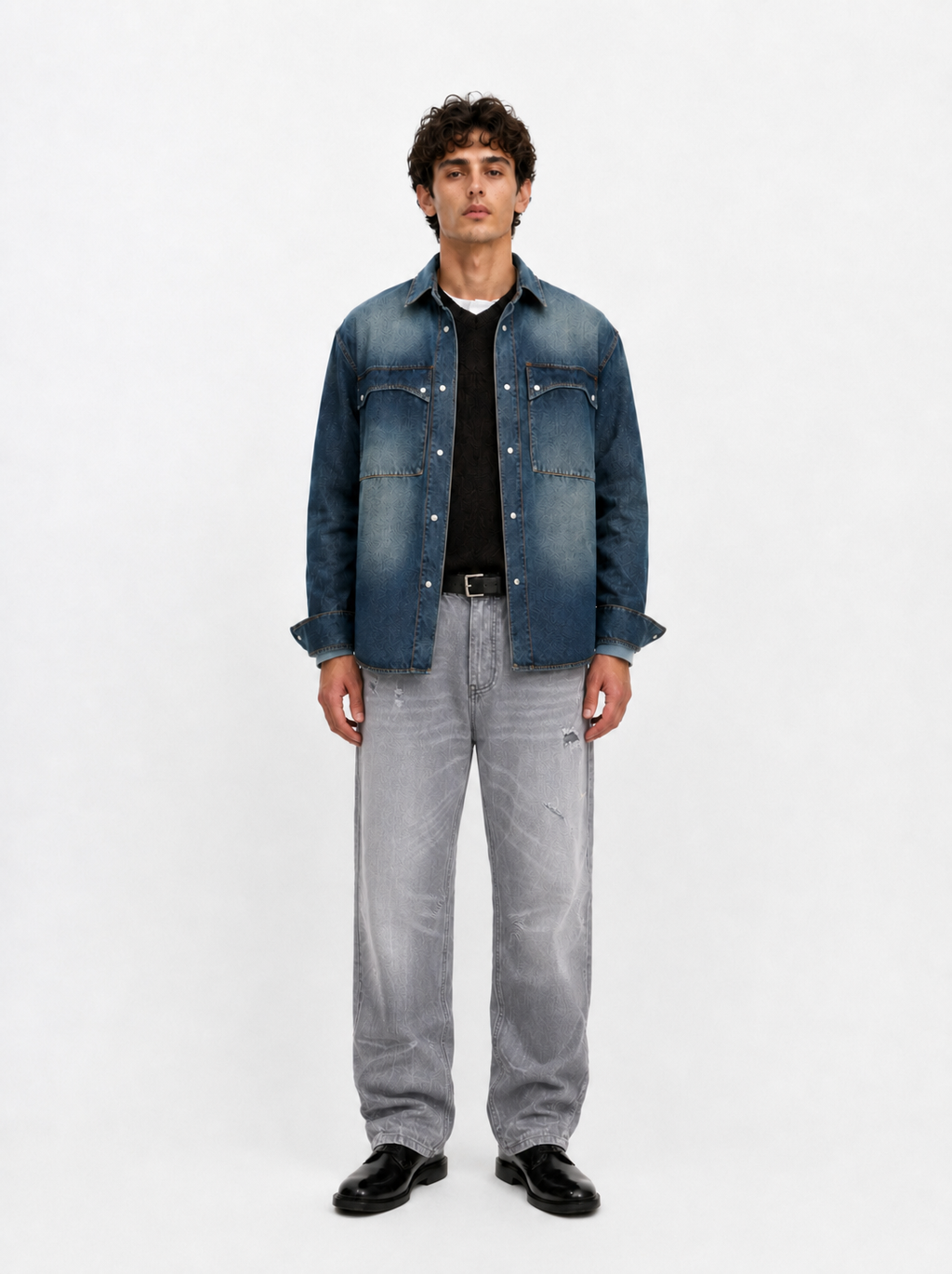 Neil Silver Crest Straight Jean
