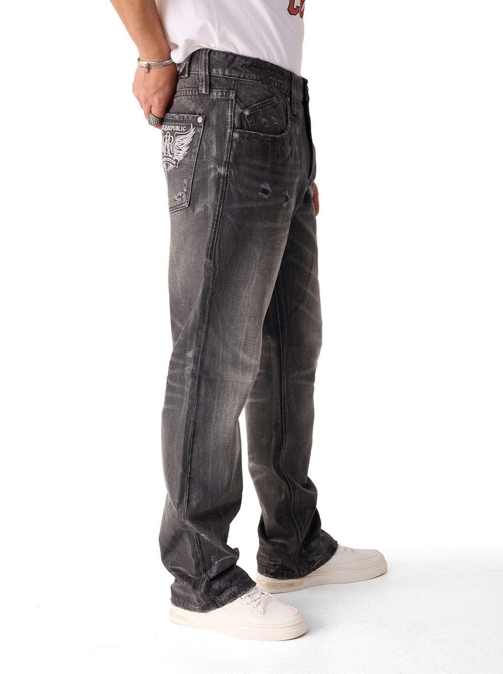 Neil Silver Crest Straight Jean