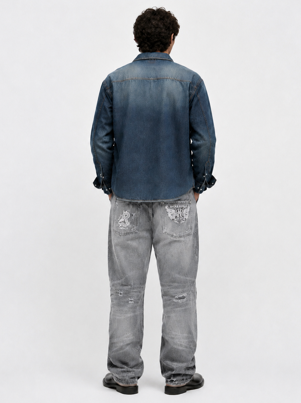 Neil Silver Crest Straight Jean