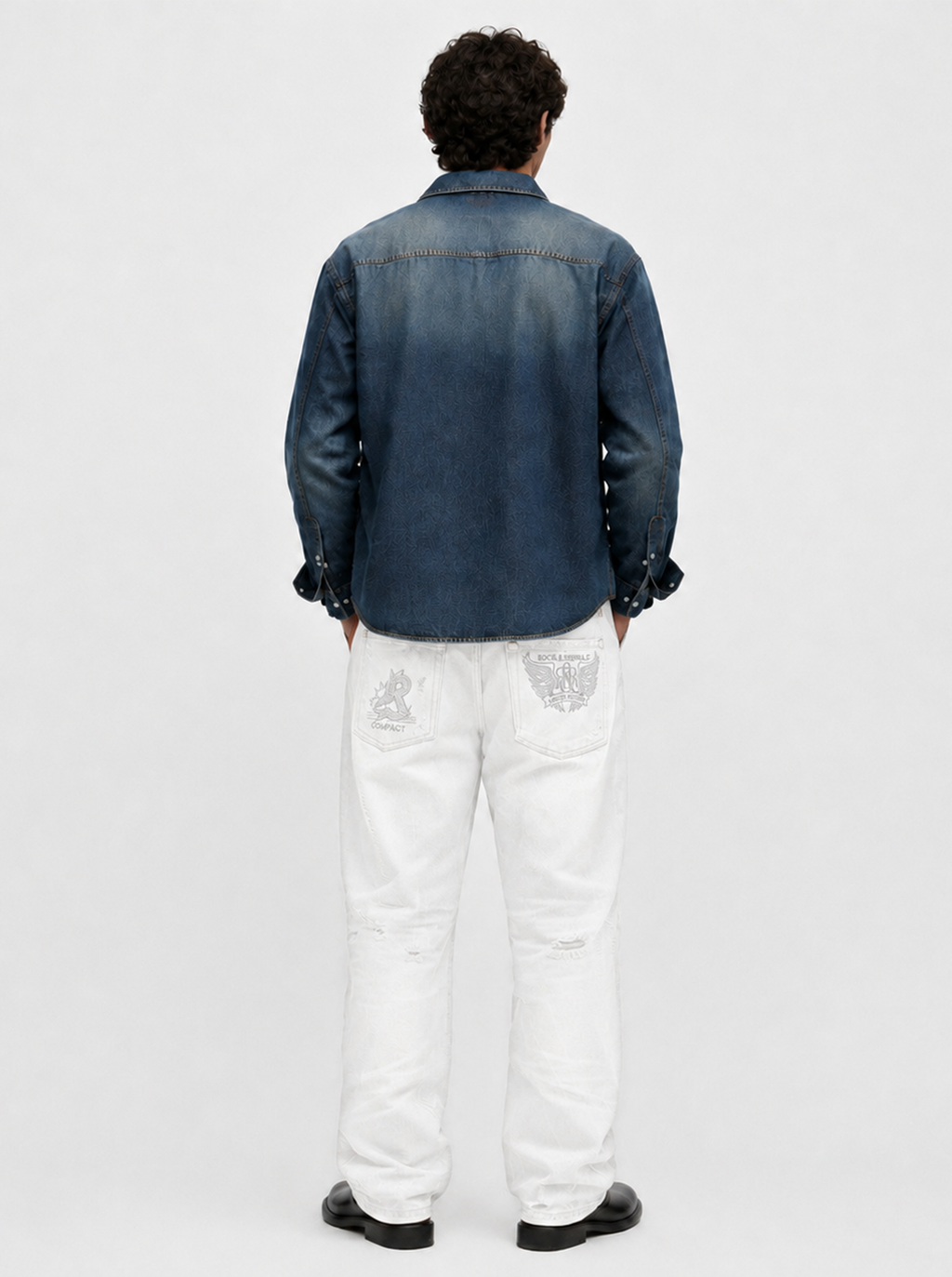 Neil Silver Crest Straight Jean