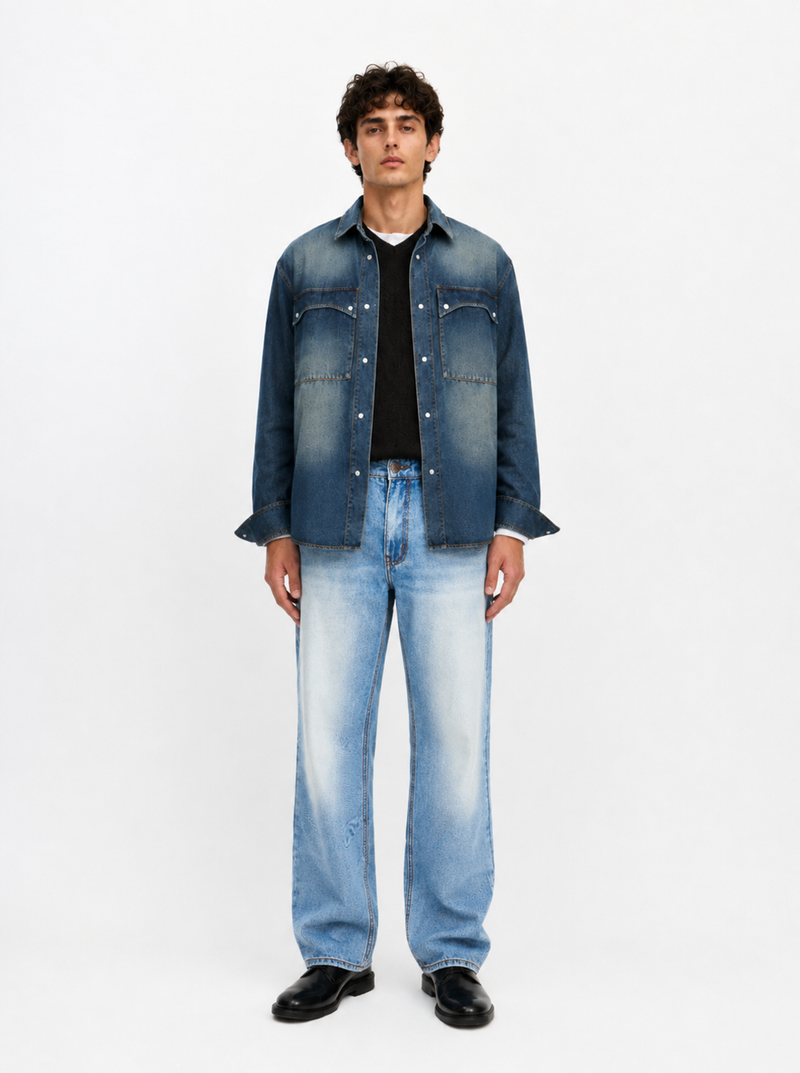 Neil Tonal R Straight Jean