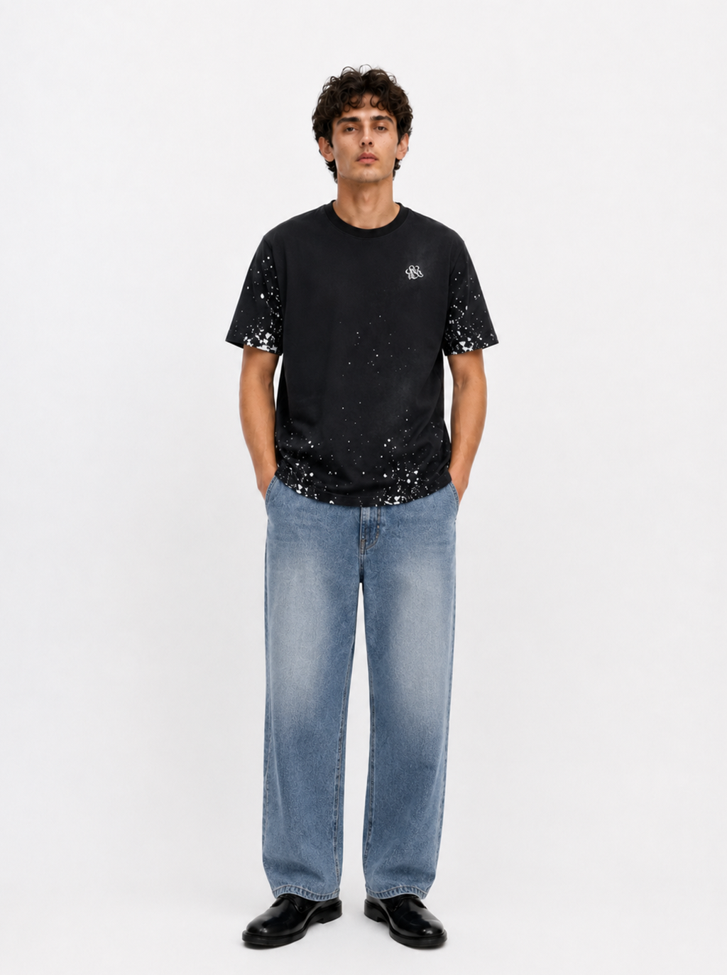 Neil Geometric Pocket Straight Jean