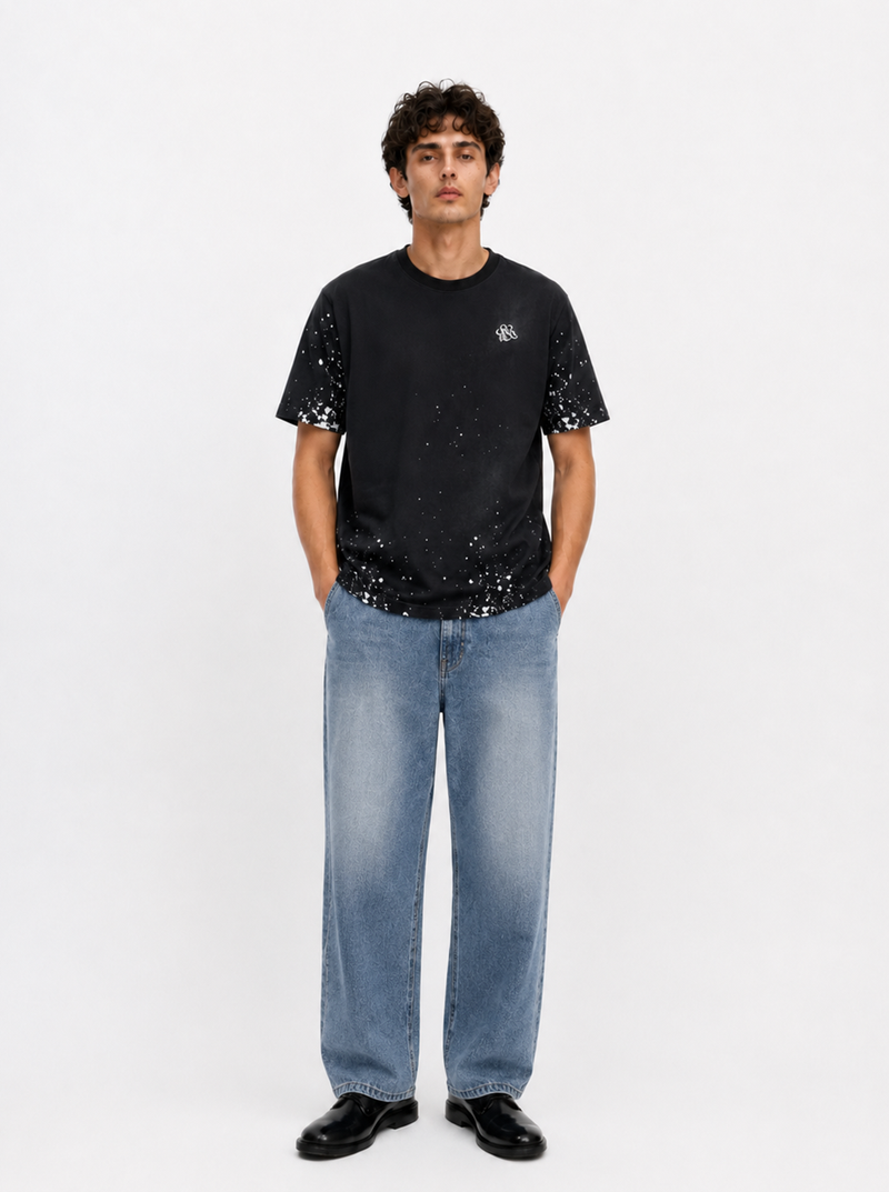 Neil Geometric Pocket Straight Jean