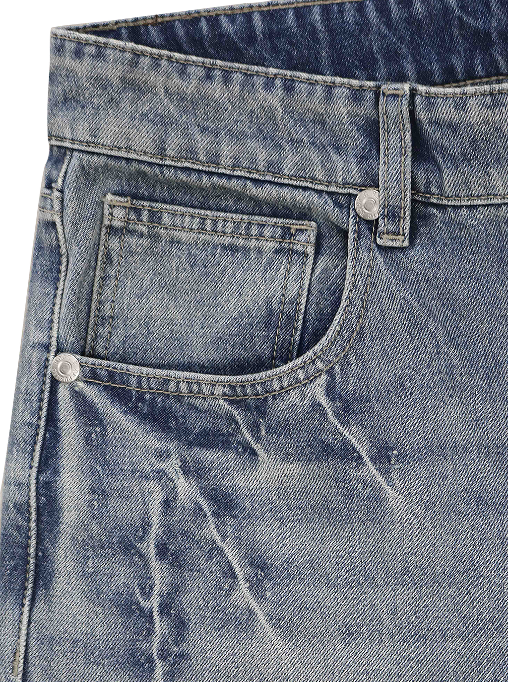 Neil Geometric Pocket Straight Jean