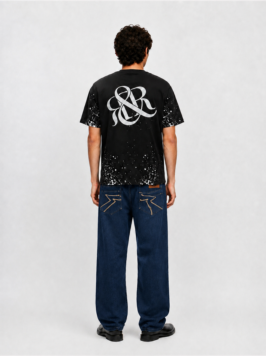 Neil Geometric Pocket Straight Jean