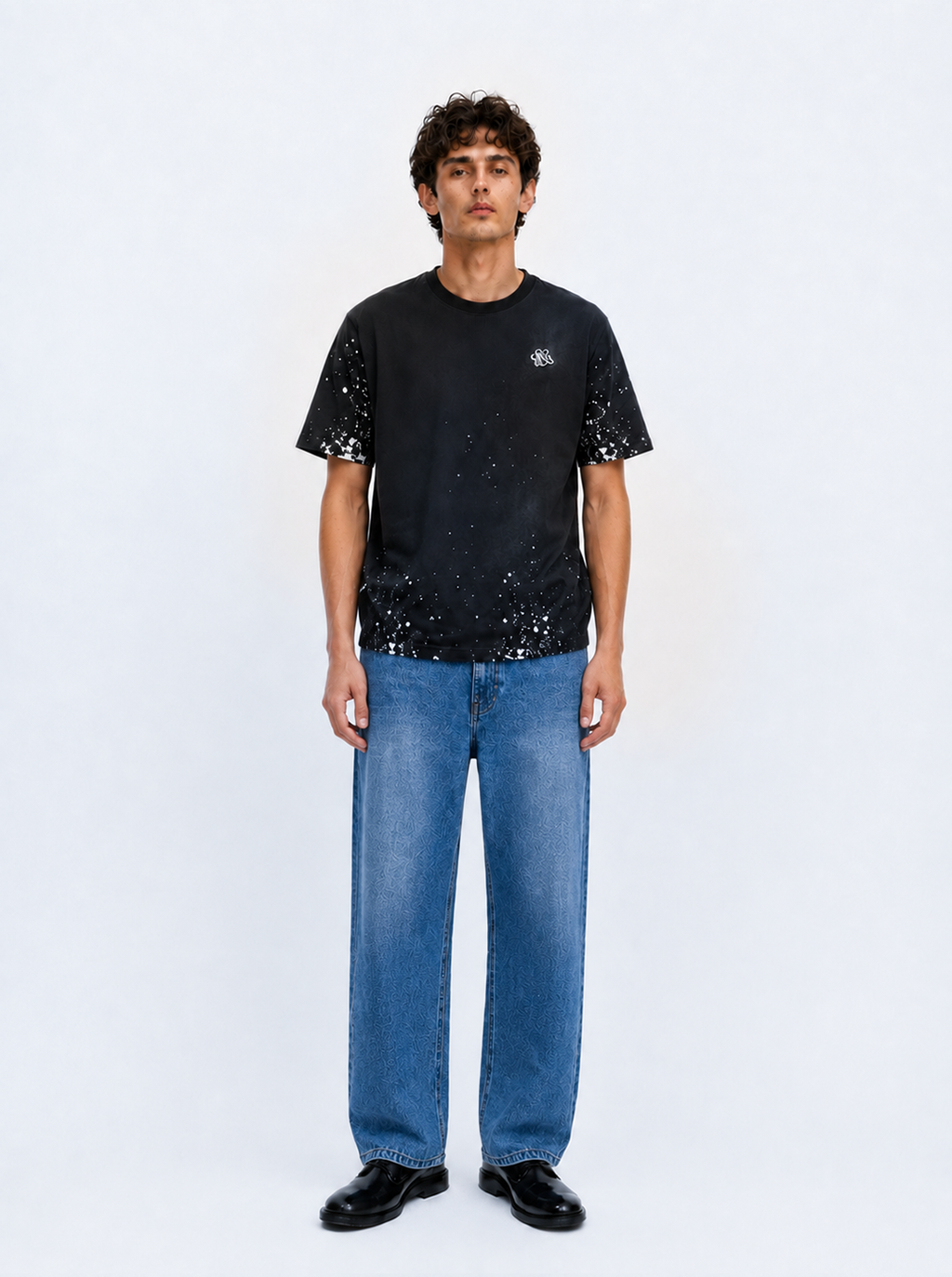 Neil Geometric Pocket Straight Jean