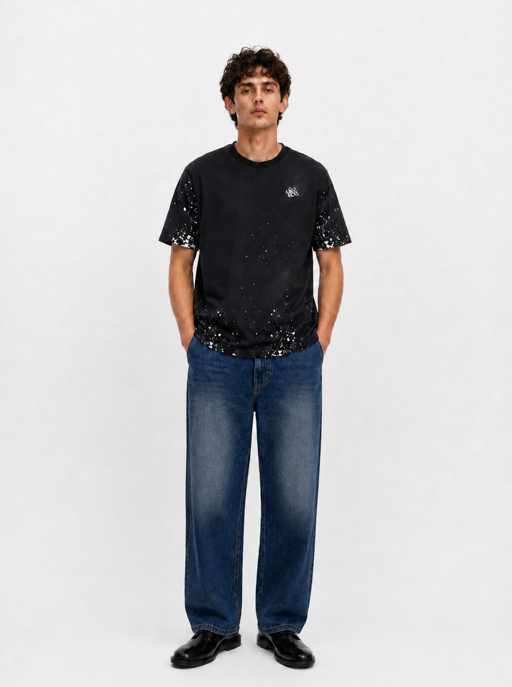 Neil Geometric Pocket Straight Jean