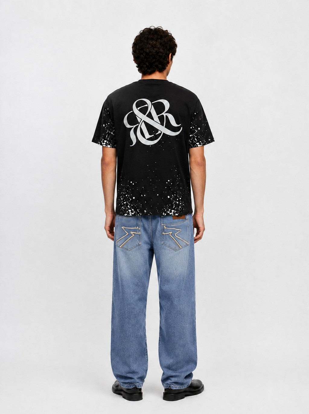 Neil Geometric Pocket Straight Jean
