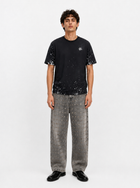 Rhys Allover Stud Barrel Leg Jean