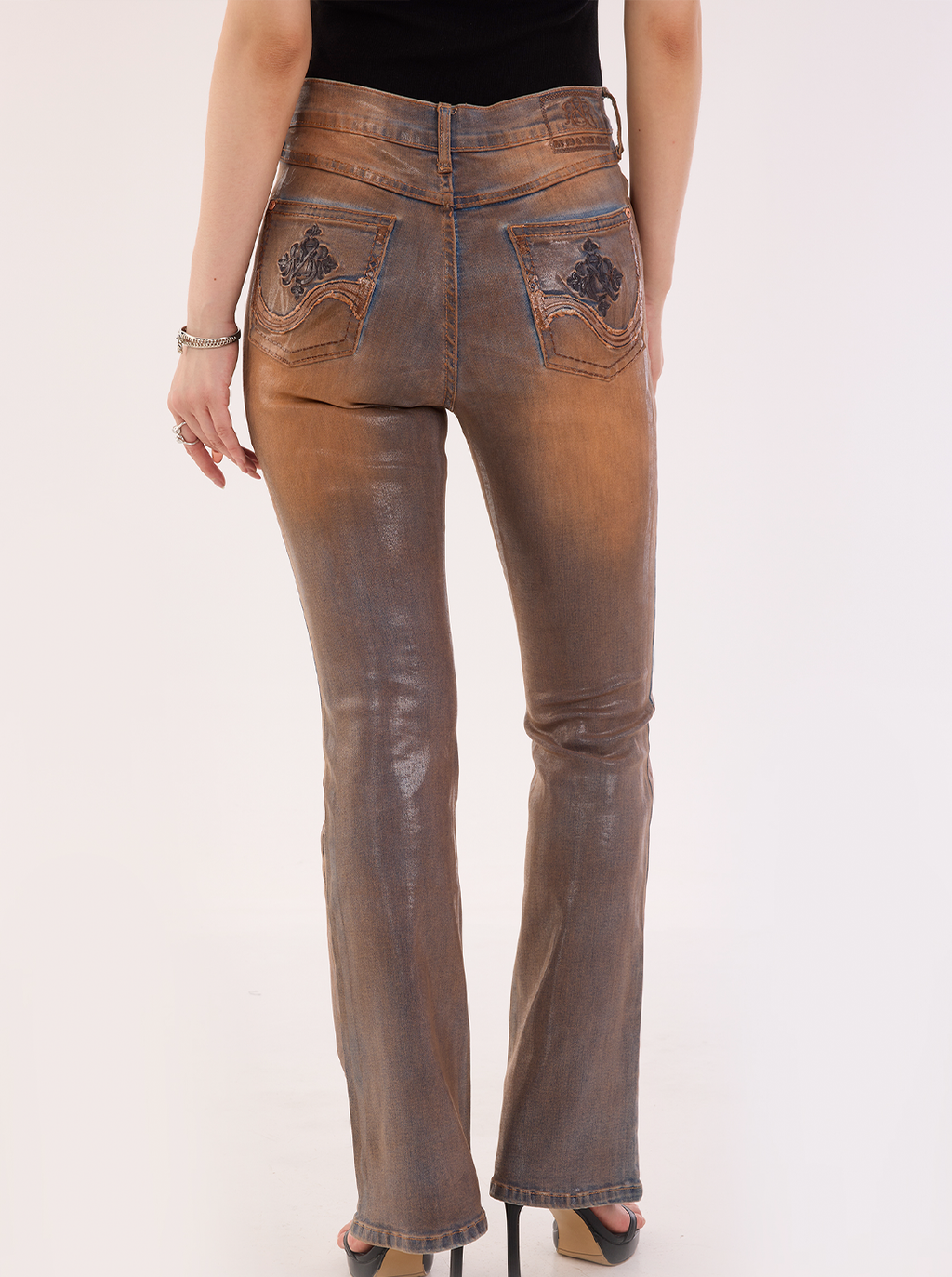 Fever Rust Wash Bootcut Jean