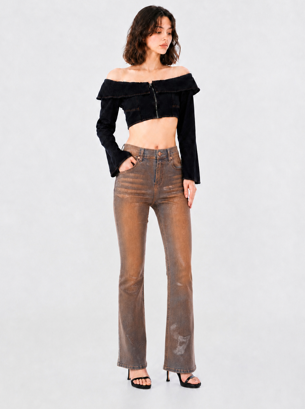Fever Rust Wash Bootcut Jean