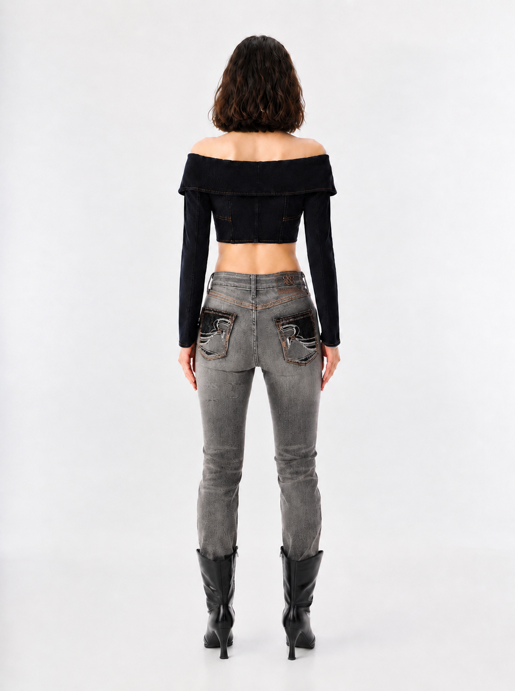 Kaia Flap Pocket Straight Jean