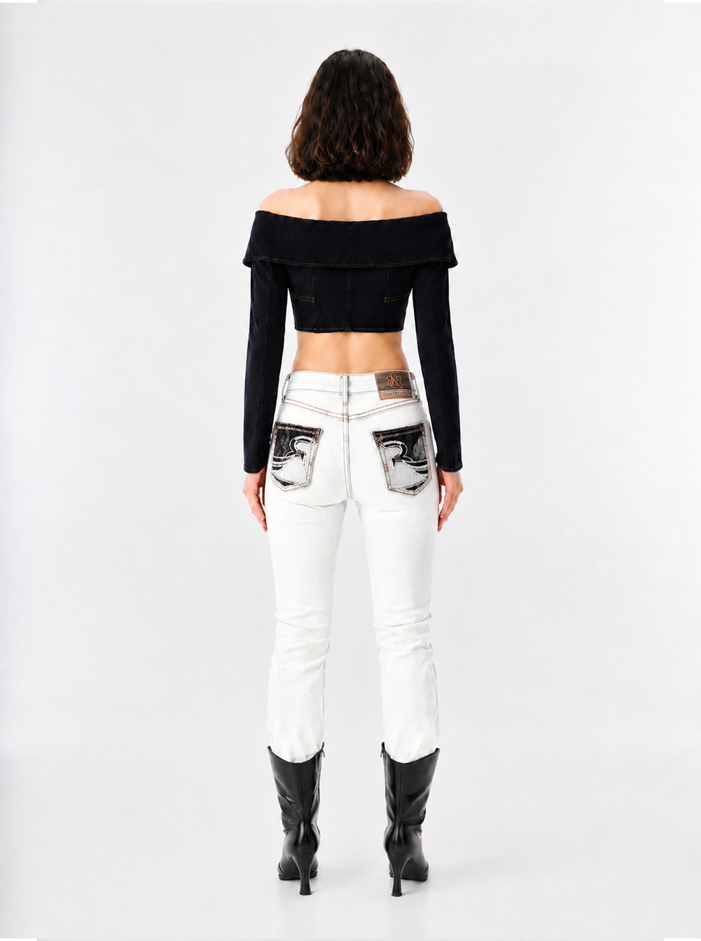 Kaia Flap Pocket Straight Jean