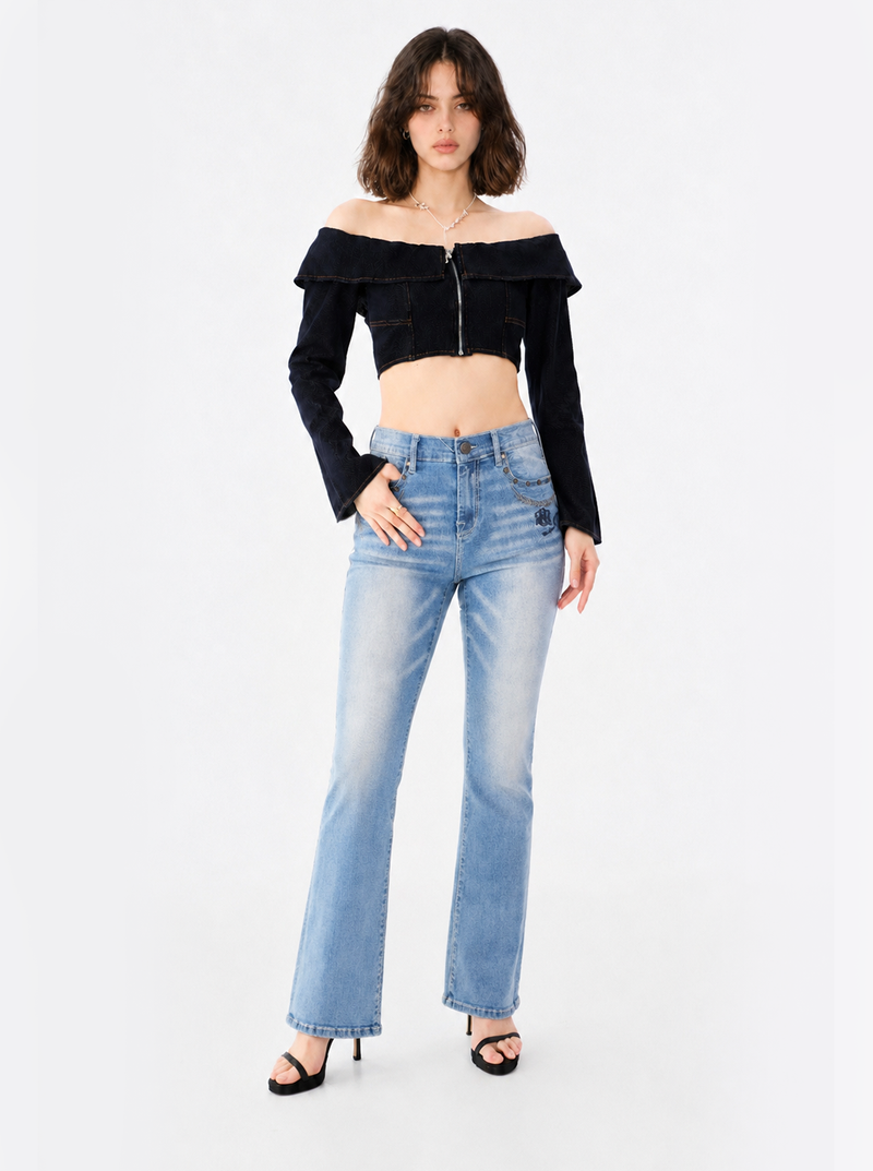 Fever Light Fade Bootcut Jean