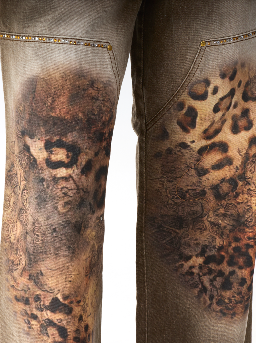 Kaia Floral Embroidered Straight Jean