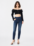 Berlin Logo Embroidered Skinny Jean