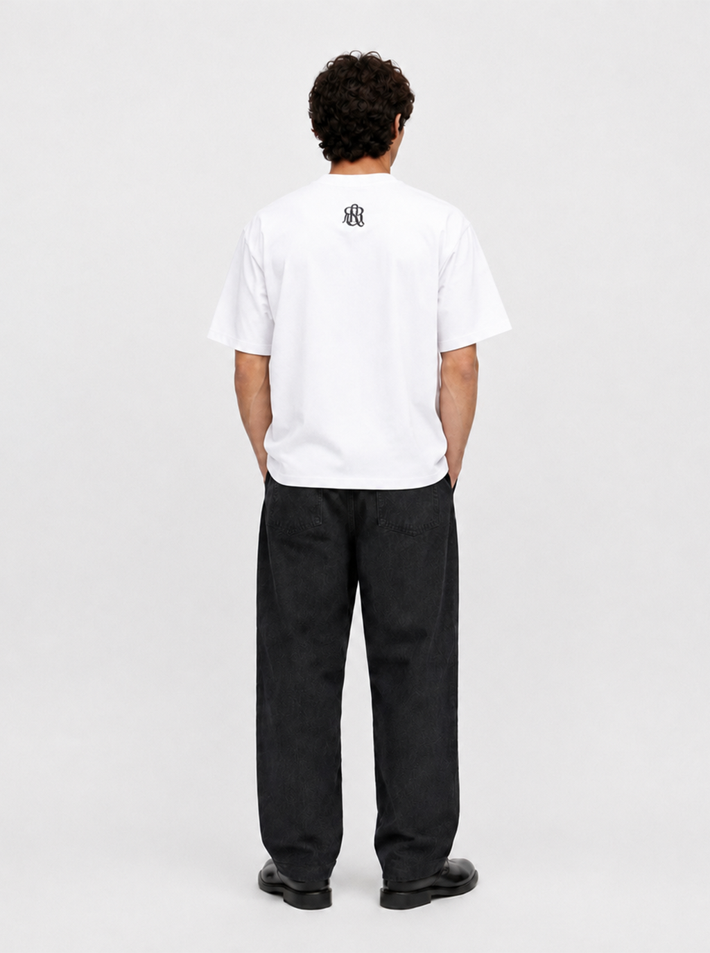 Embellished Wordmark Relaxed T-Shirt