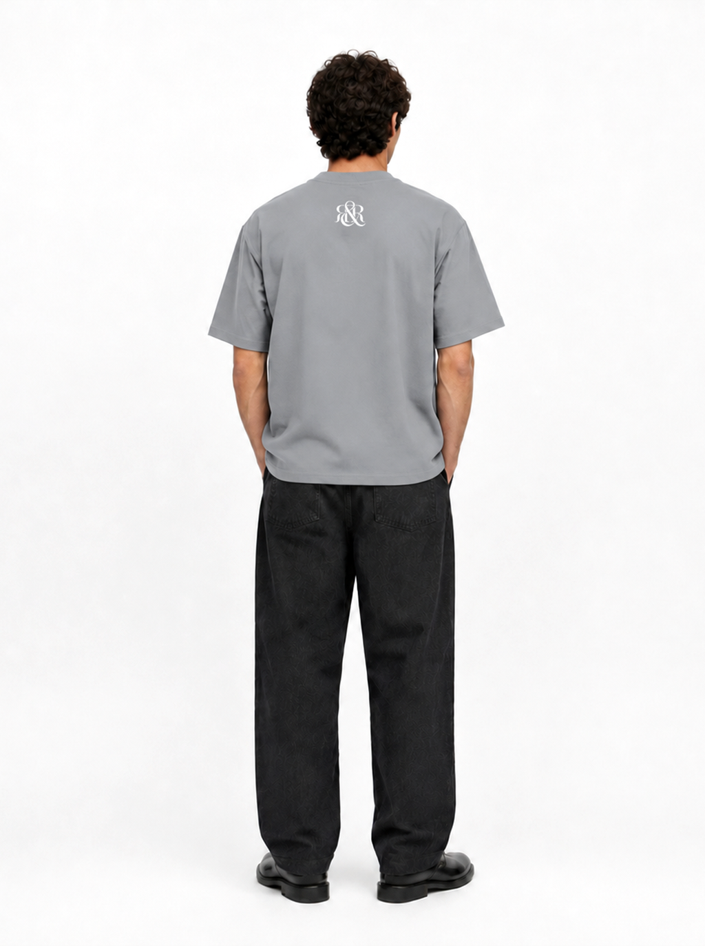 Embellished Wordmark Relaxed T-Shirt
