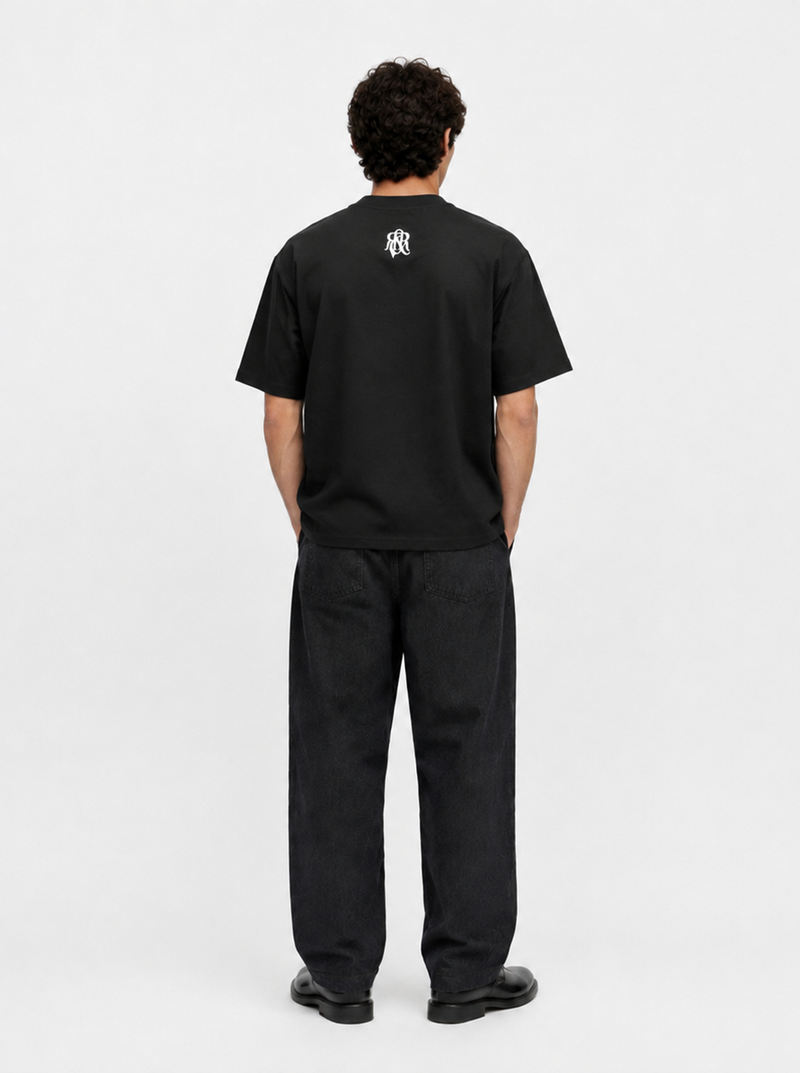 Embellished Wordmark Relaxed T-Shirt