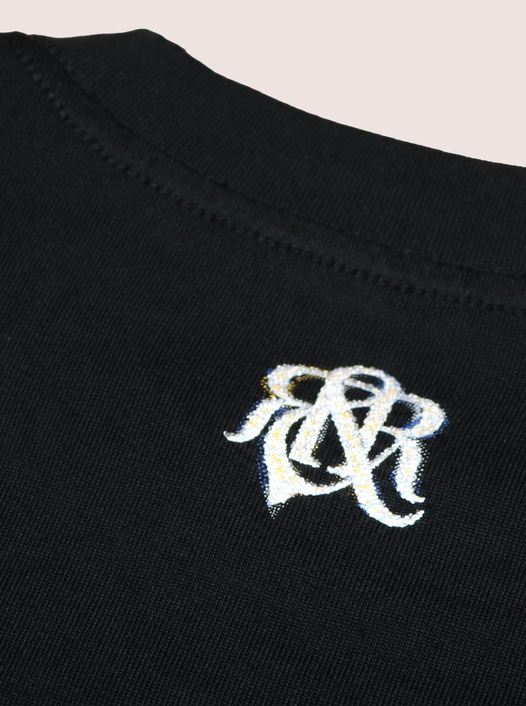 Embellished Wordmark Relaxed T-Shirt