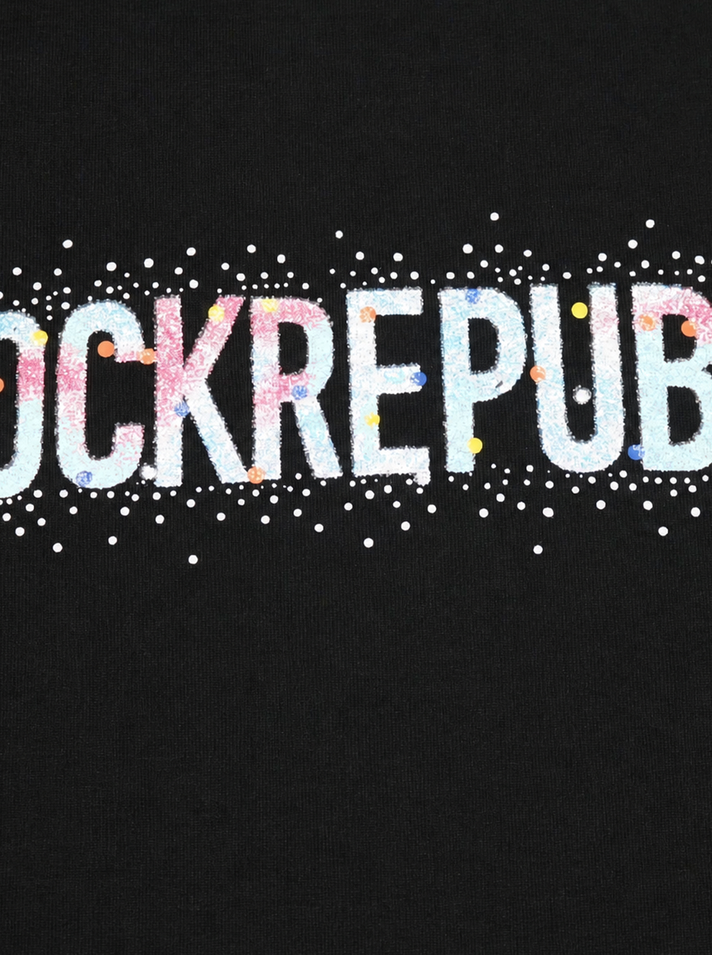 Embellished Wordmark Relaxed T-Shirt
