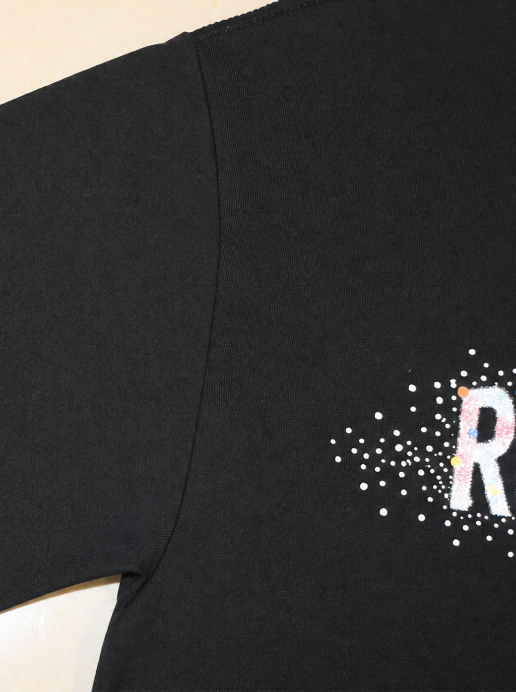 Embellished Wordmark Relaxed T-Shirt