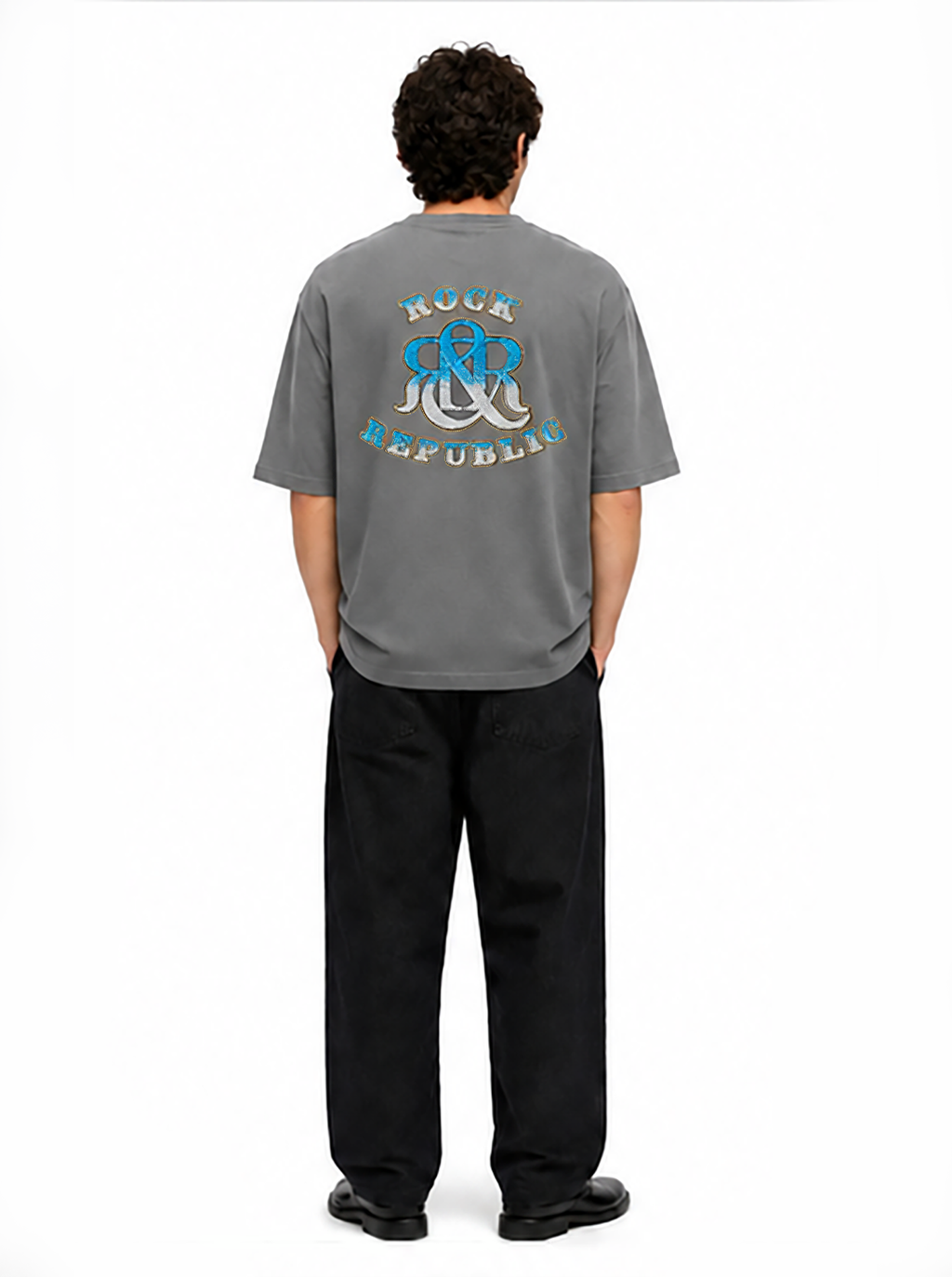Embroidered Crest Relaxed T-Shirt